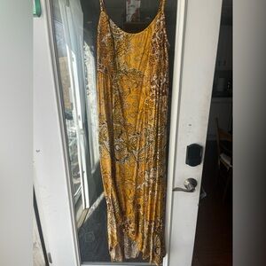 Free People yellow dress